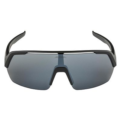 Превью  Велоочки ALPINA Turbo HR Black Matt, Линзы: Black Mirror Cat.3 (A8712331)